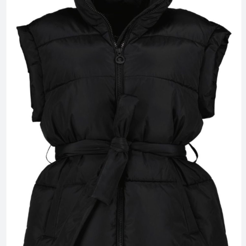 NOIZE Charlie Belted Puffer Vest